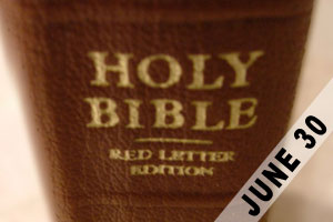 June 30 Bible Reading