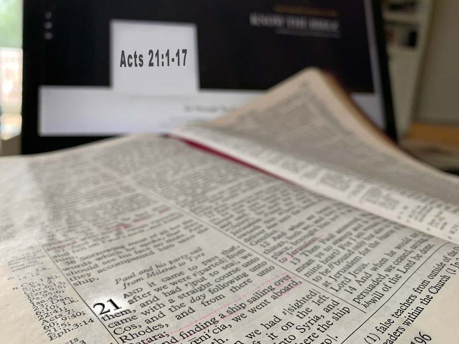 Acts 21:1-17