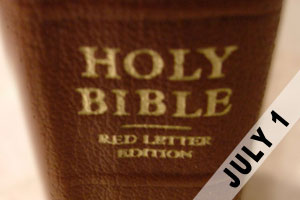 July 1 Bible