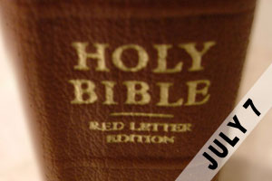 July 7 Bible Reading