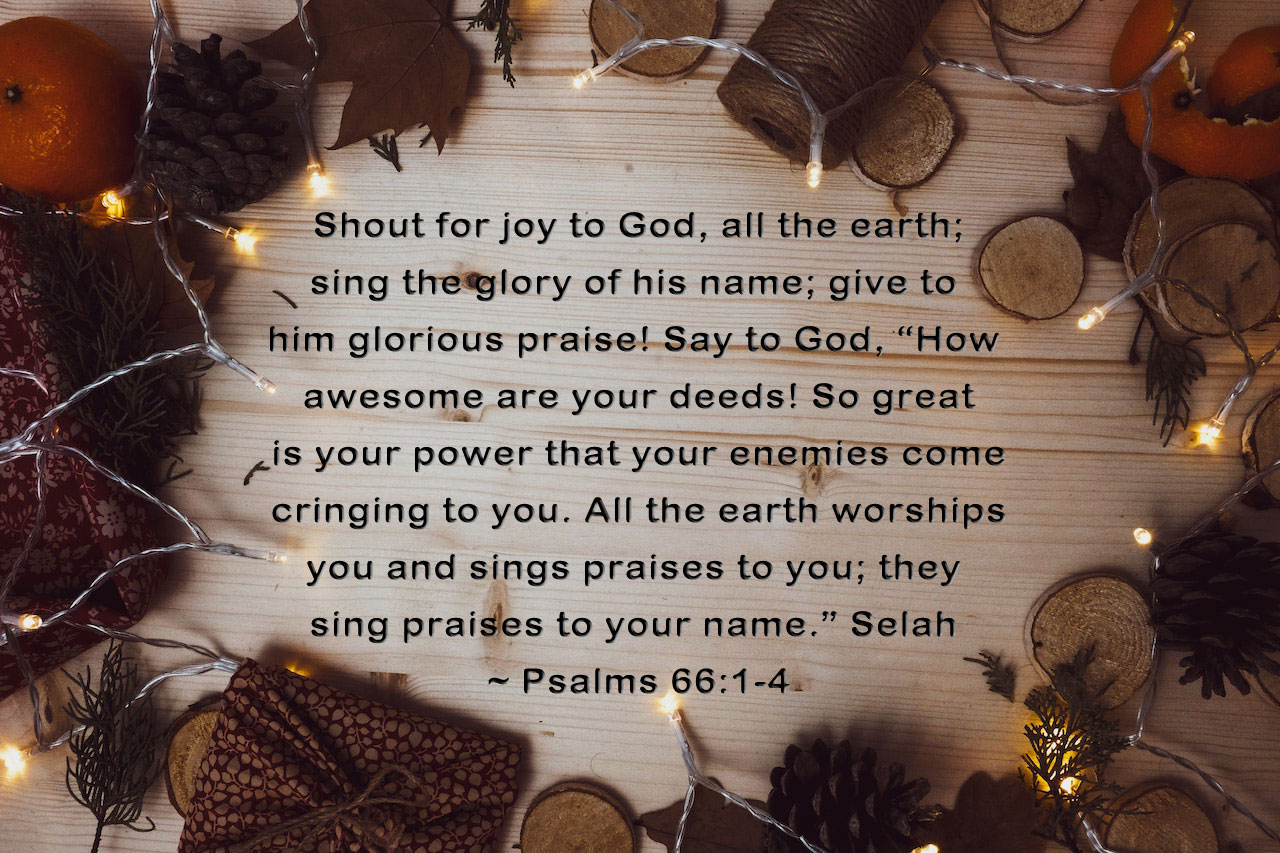 Psalms 66:1-4