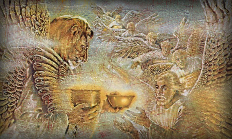 And one of the four living creatures gave to the seven angels seven golden bowls full of the wrath of God who lives forever and ever, ~ Revelation 15:7