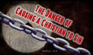 it would be better for him to have a great millstone fastened around his neck and to be drowned in the depth of the sea. ~ Matthew 18:6