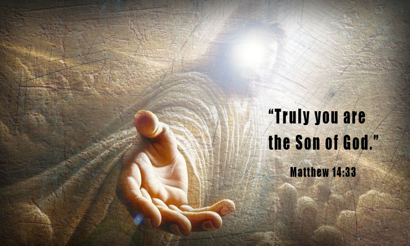 “Truly you are the Son of God.” ~ Matthew 14:33