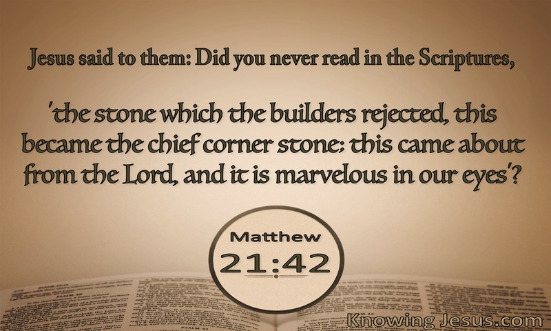 Matthew 21:42