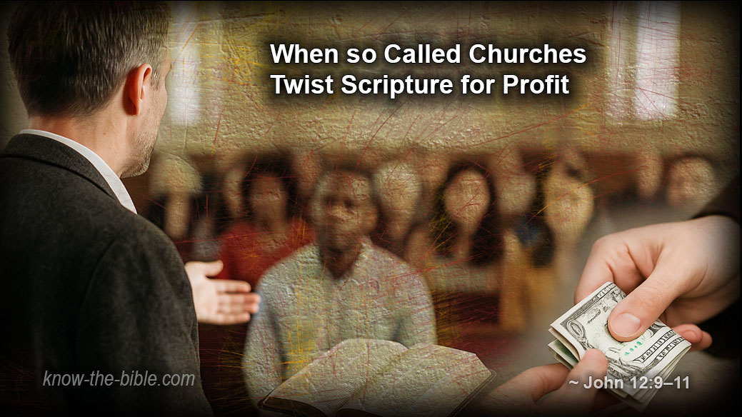 Twisting Scripture for Profit