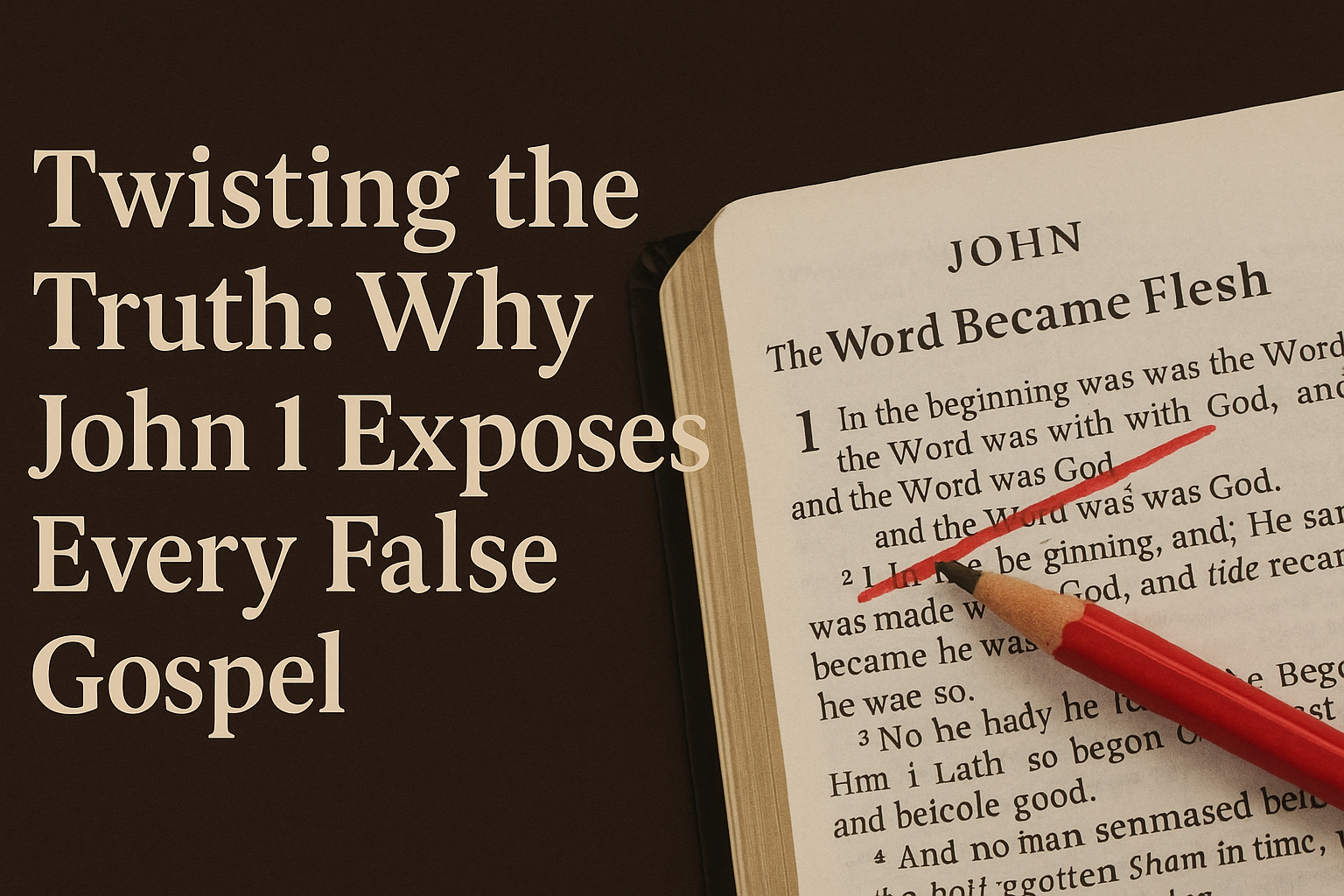 Why John 1 Exposes Every False Gospel