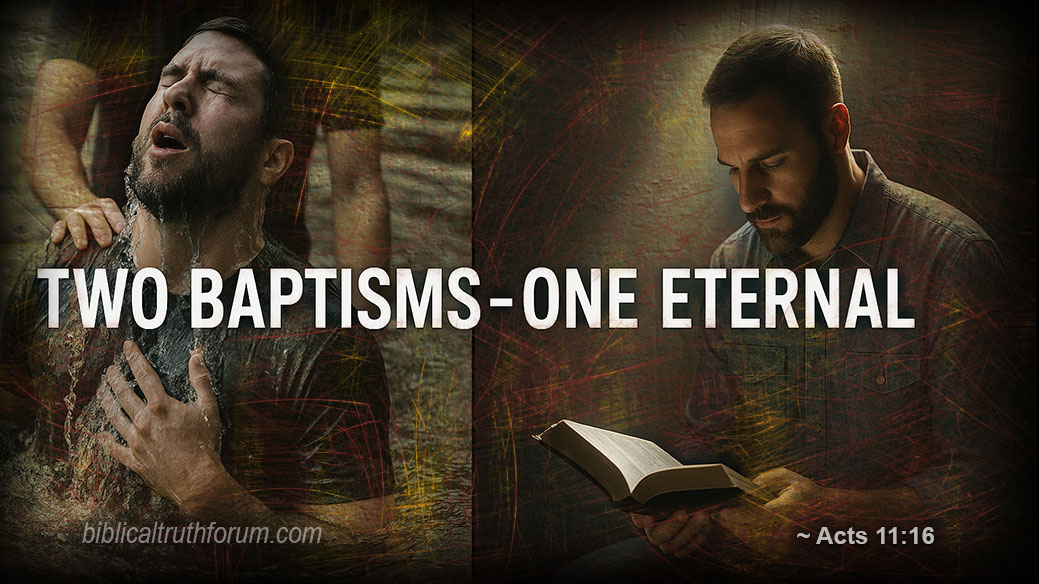 Two Baptisms - One Eternal