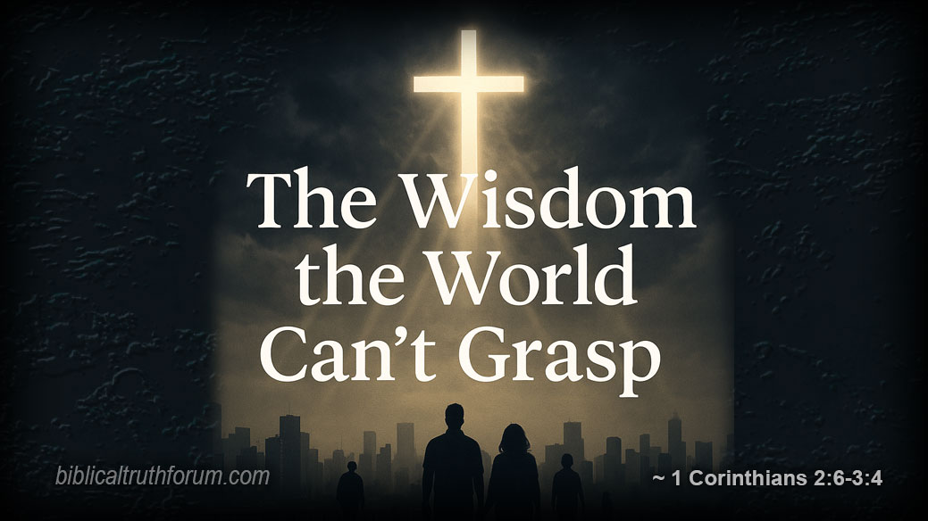 The Wisdom the World Can’t Grasp The Wisdom the World Can’t Grasp