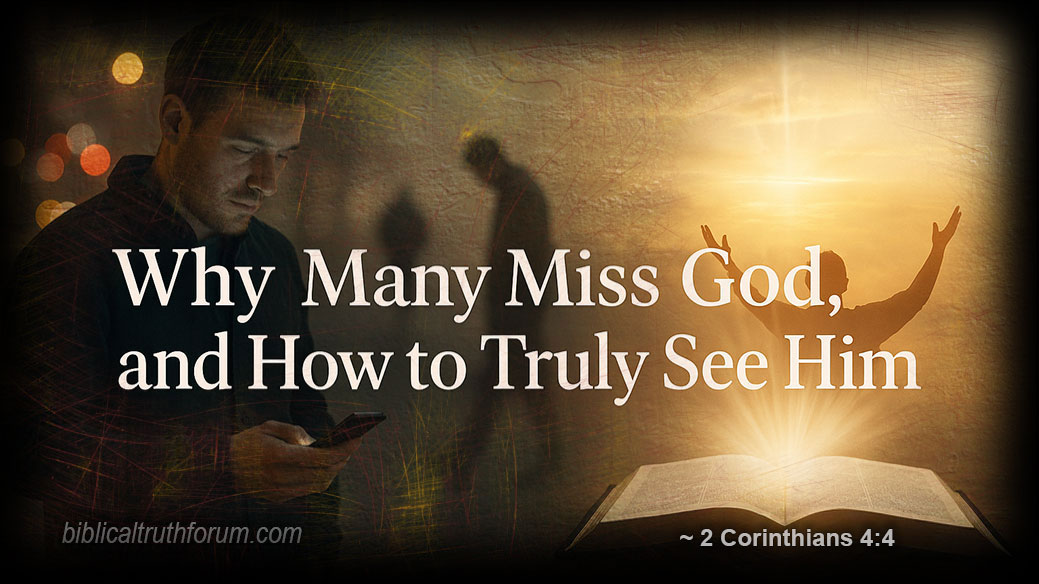 Why Many Miss God