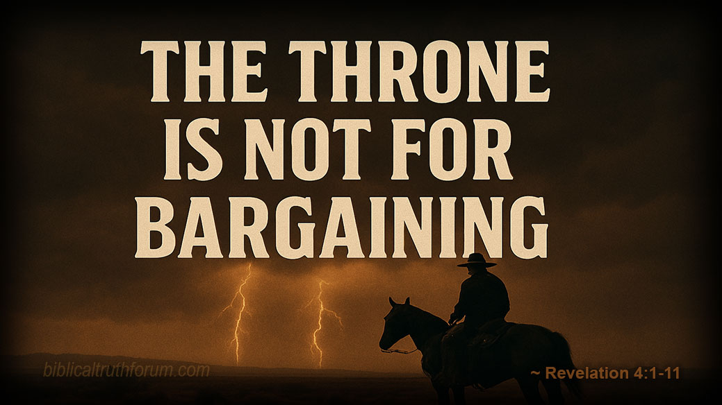 When Heaven Opens and the Throne Is Still There