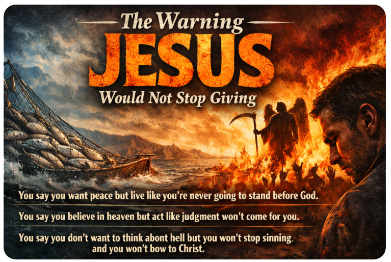 The Warning Jesus Would Not Stop Giving