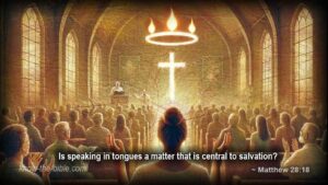 Is speaking in tongues a matter that is central to salvation or the core truths of the gospel?