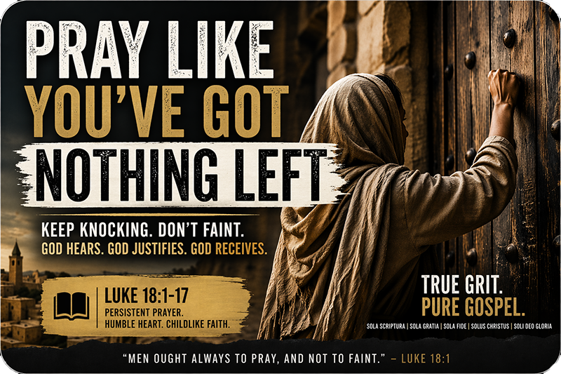 Pray Like You've Got Nothing Left